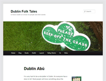 Tablet Screenshot of dublinfolktales.com